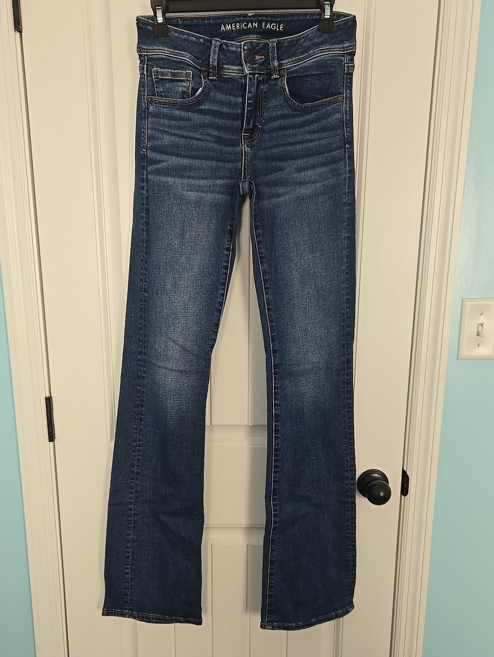 American Eagle Outfitters Dark Blue Flare Jeans